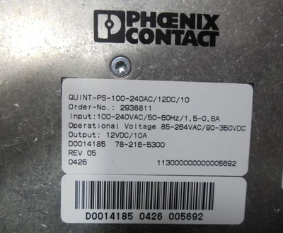 1-Phase Primary Switched Rail Power Supply 2938811