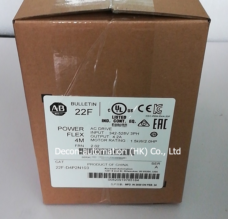 15kw Allen Bradley 22f D4p2n103 Ac Drive Vfd Inverter