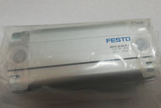 Festo Compact Cylinder with Female Threaded Piston Rod End