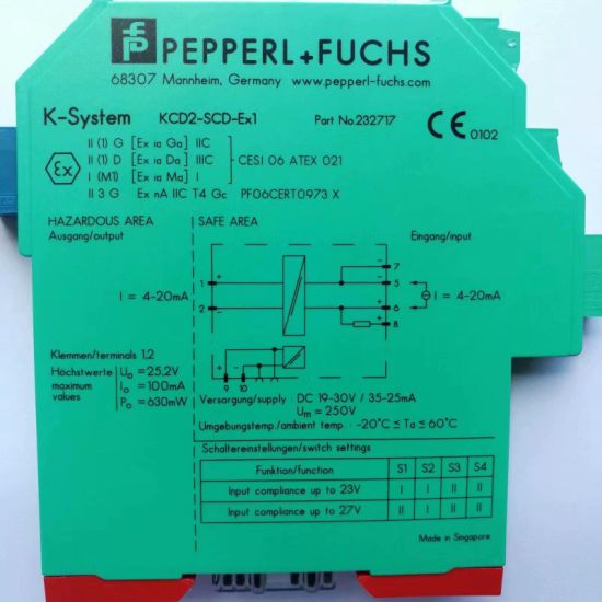 P+F Smart Transmitter Power Supply Kfd2-Stc4-Ex2